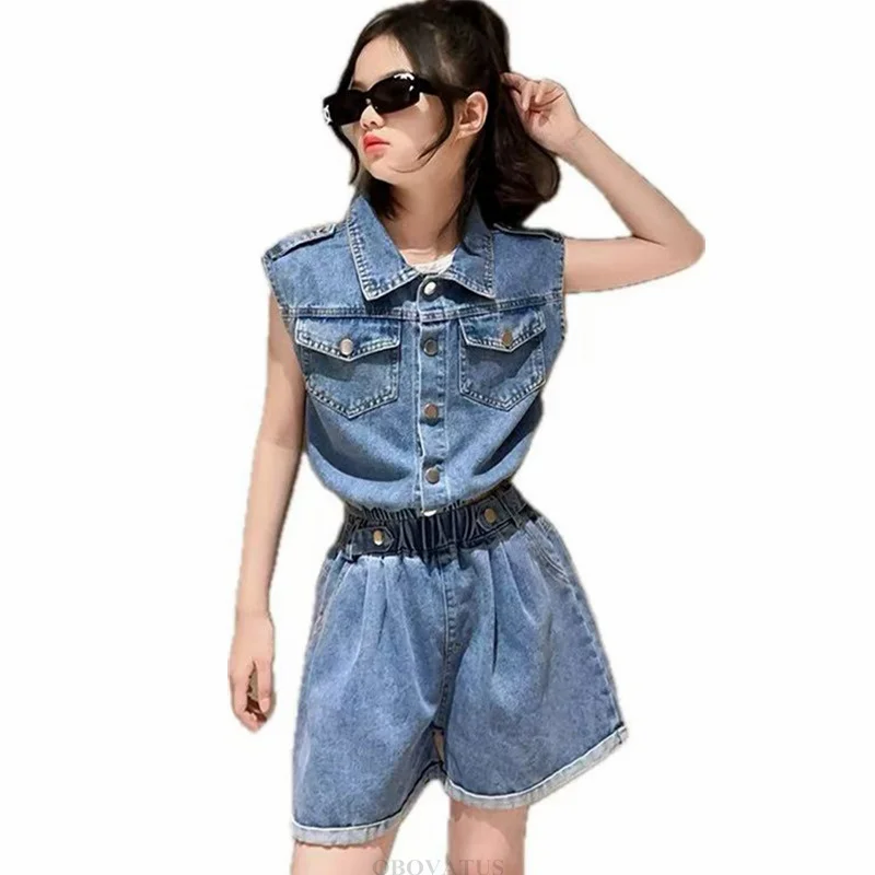 Cool Girls Summer Suit Vest and Shorts Set Cowgirl Casual Clothing Set 2 Pieces Streetwear Kids Child Top and Bottom Clothes Set
Cool Girls Summer Suit Vest and Shorts Set Cowgirl Casual Clothing Set 2 Pieces Streetwear Kids Child Top and Bottom Clothes Set