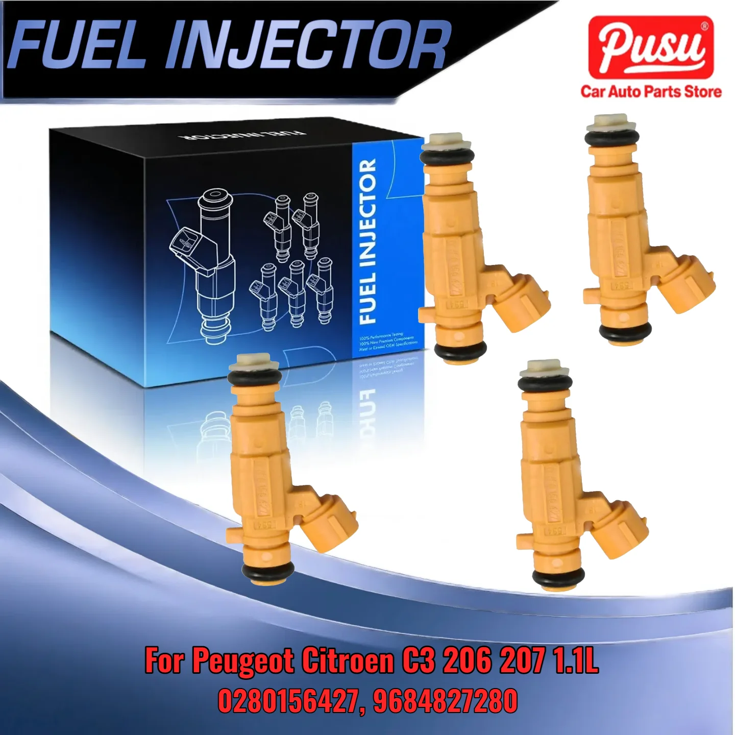 Auto Injector Nozzles For Peugeot Citroen C3 206 207 1.1L 0280156427 9684827280
Auto Injector Nozzles For Peugeot Citroen C3 206 207 1.1L 0280156427 9684827280
