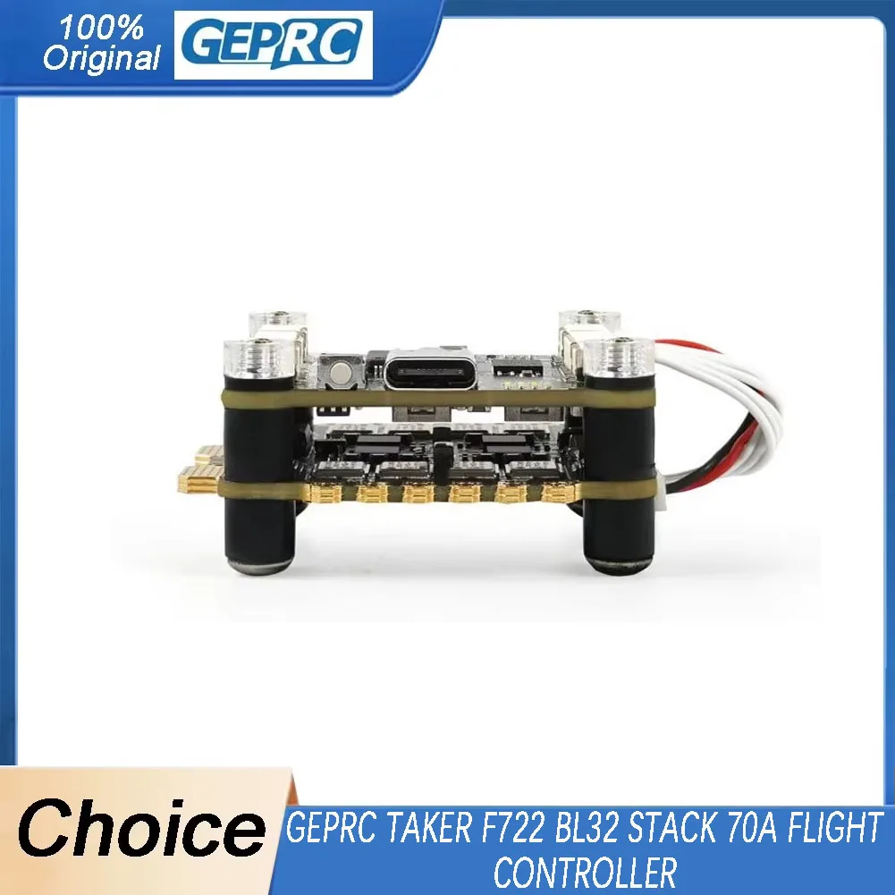 GEPRC TAKER F722 BL32 Stack 70A Контроллер полета 3-6S LiPo 9V2.5A 5V3A Воздушный блок BEC для подключения FPV Drone
GEPRC TAKER F722 BL32 Stack 70A Контроллер полета 3-6S LiPo 9V2.5A 5V3A Воздушный блок BEC для подключения FPV Drone