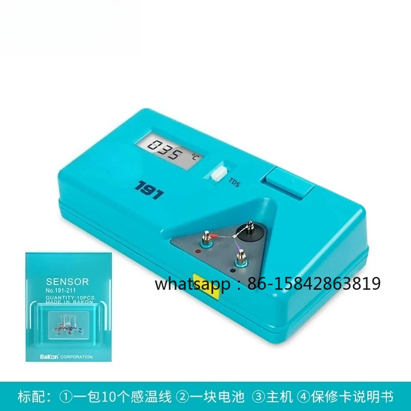 2026 Electric Soldering Iron Head Temperature Measuring Instrument BK191/192/101 Temperature Test Calibration
2026 Electric Soldering Iron Head Temperature Measuring Instrument BK191/192/101 Temperature Test Calibration