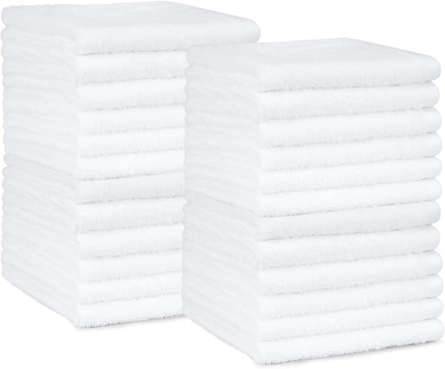Basics Fast Drying Cotton Washcloths for Bathroom, Machine Washable, Soft and Highly Absorbent, 12 x 12 in, White, 24-Pack
Basics Fast Drying Cotton Washcloths for Bathroom, Machine Washable, Soft and Highly Absorbent, 12 x 12 in, White, 24-Pack