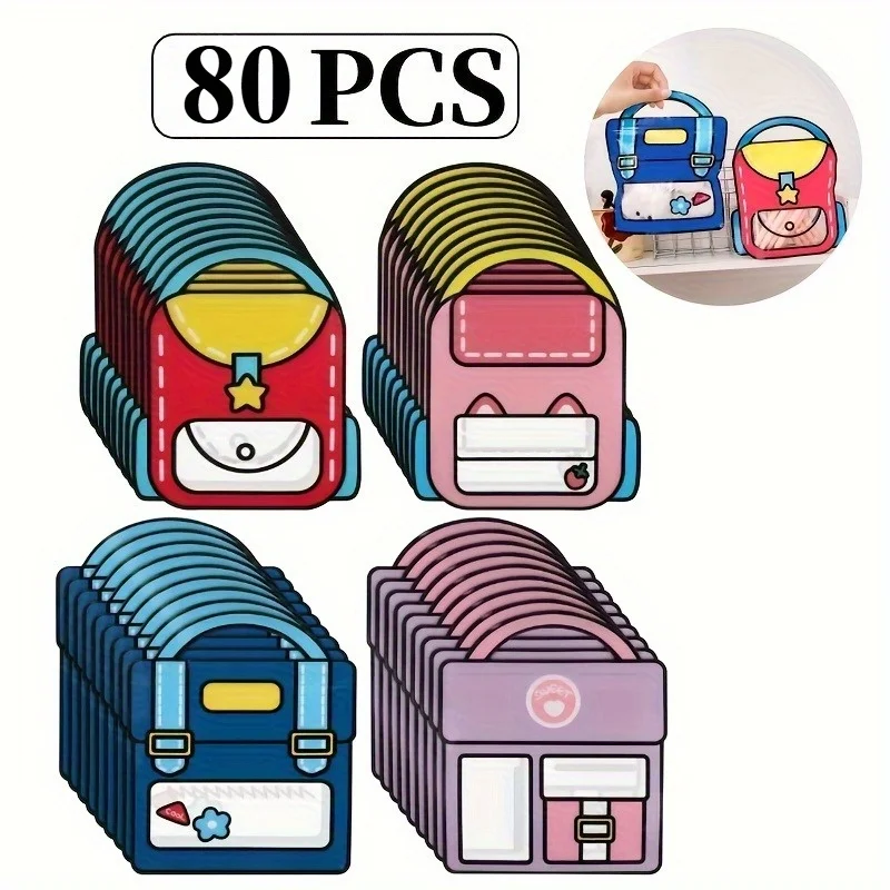 80pcs Colorful Gift Bags - Transparent Plastic with Handles for Candy, Snacks & Party Favors
80pcs Colorful Gift Bags - Transparent Plastic with Handles for Candy, Snacks & Party Favors