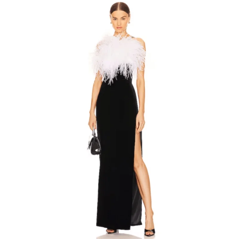 High Quality New Arrival Women Sleeveless Sexy Strap Square Collar Bodycon Long Bandage Dress Birthday Party Celebrate Dress
High Quality New Arrival Women Sleeveless Sexy Strap Square Collar Bodycon Long Bandage Dress Birthday Party Celebrate Dress
