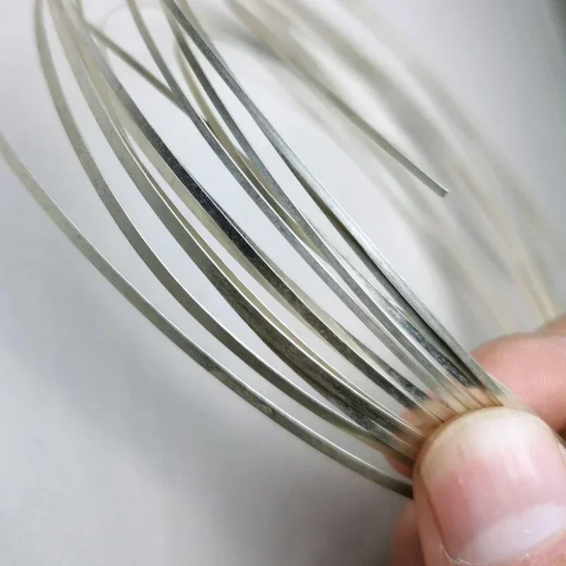 50CM S999 Pure Silver Flat Wire for DIY Fine Jewelry Making Jewelry Finding DIY accessories
50CM S999 Pure Silver Flat Wire for DIY Fine Jewelry Making Jewelry Finding DIY accessories
