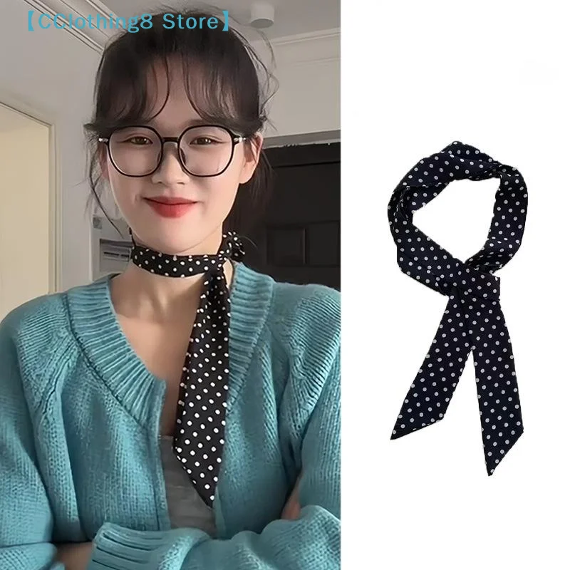 Polka Dot Silk Scarf Versatile Headwear Hair Band Korean Style Luxury Silk Scarf Belt Package Hanging Decor Accessories【AliS8】
Polka Dot Silk Scarf Versatile Headwear Hair Band Korean Style Luxury Silk Scarf Belt Package Hanging Decor Accessories【AliS8】