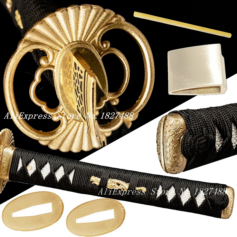 Качественная медная фотолампа/Wakizashi, комплект фитингов, защита + КАШИРА + фучи + менуки + сеппа + хабаки + ручка
Качественная медная фотолампа/Wakizashi, комплект фитингов, защита + КАШИРА + фучи + менуки + сеппа + хабаки + ручка