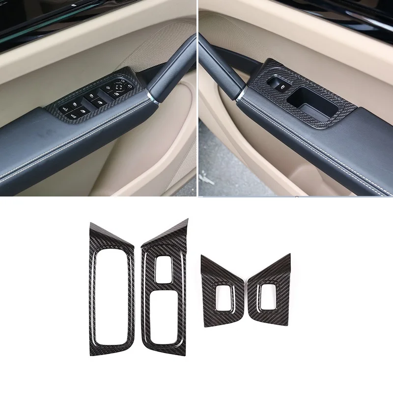Real Carbon Fiber Car Interior Window Glass Lift Switch Frame Decoration Cover Trim Accessories For Porsche Cayenne 2018-2023
Real Carbon Fiber Car Interior Window Glass Lift Switch Frame Decoration Cover Trim Accessories For Porsche Cayenne 2018-2023