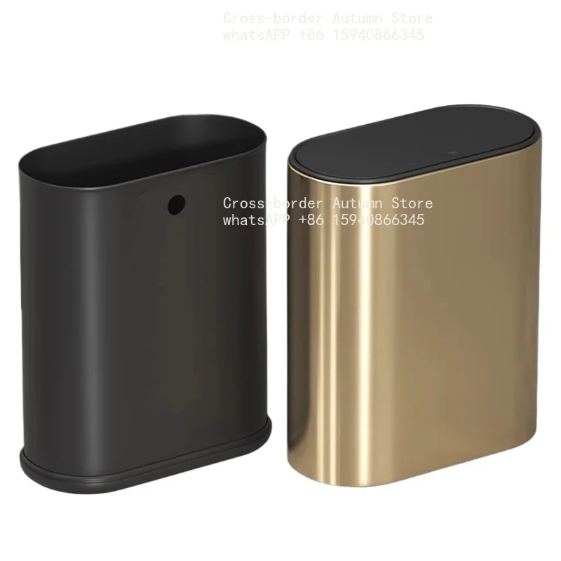 Press Type Trash Can Bathroom Gap Trash Cans Stainless Steel Litter Bins Luxury Large Capacity Dustbin Bathrooms Accessories
Press Type Trash Can Bathroom Gap Trash Cans Stainless Steel Litter Bins Luxury Large Capacity Dustbin Bathrooms Accessories