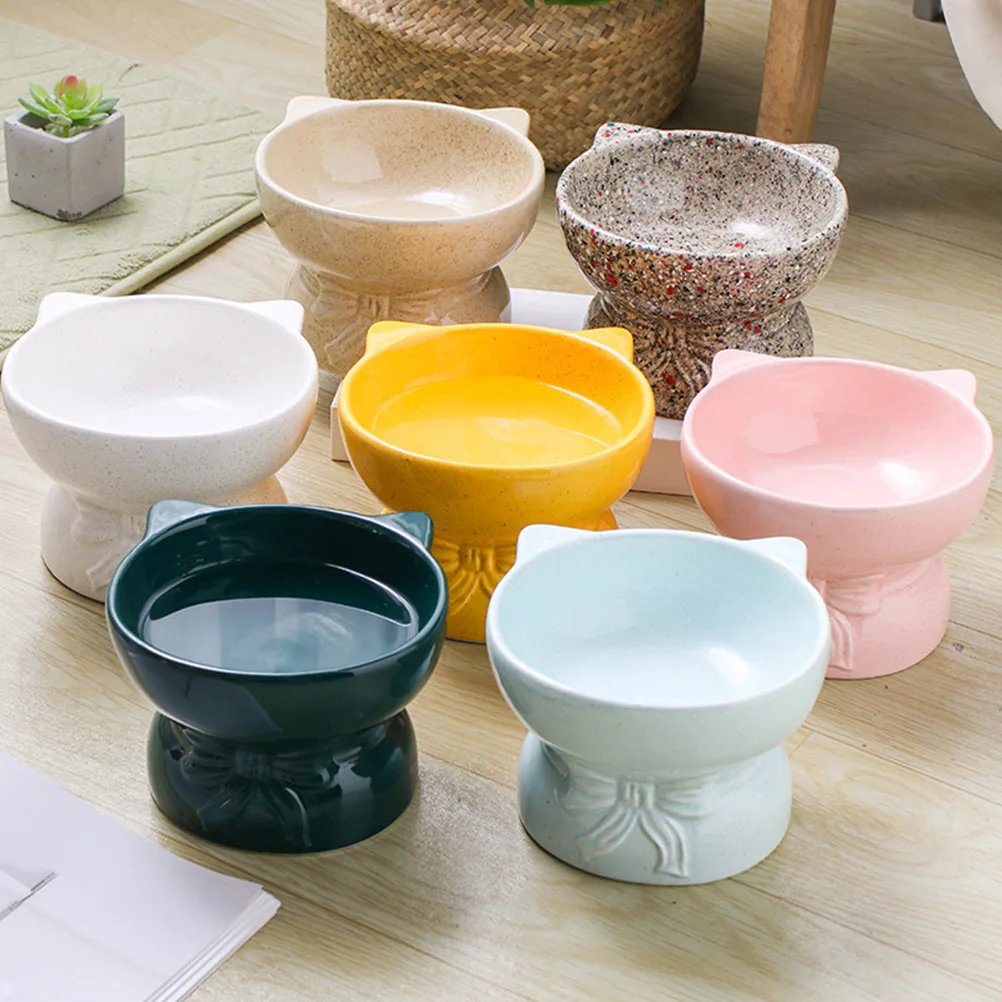Slanted Cat Bowl Pet Supplies Food Cervical Spine Feeder Inclined Ceramics Feeding Container
Slanted Cat Bowl Pet Supplies Food Cervical Spine Feeder Inclined Ceramics Feeding Container