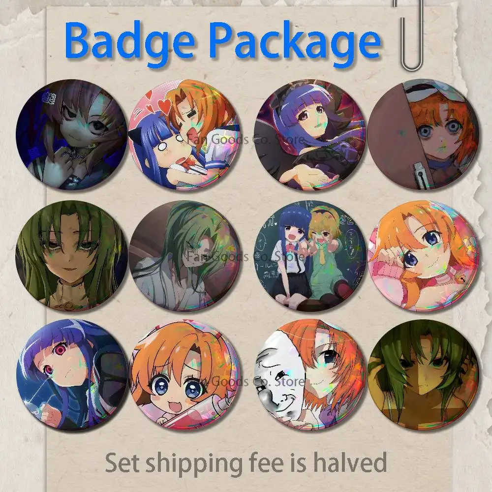 Horror H-Higurashi When They Cry 2-piece set Pins Backpack Clothes Jewelry Accessories Round Brooch Button Badge Collection Gift
Horror H-Higurashi When They Cry 2-piece set Pins Backpack Clothes Jewelry Accessories Round Brooch Button Badge Collection Gift