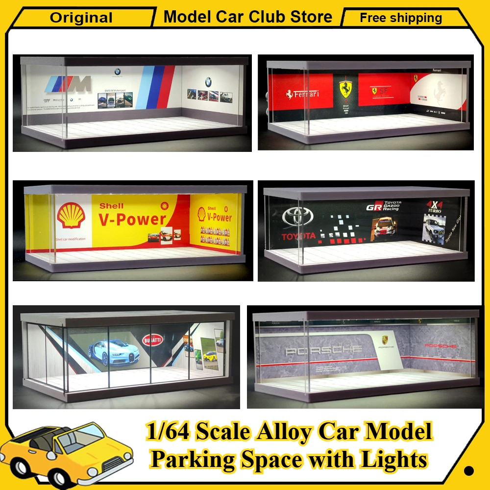 1/64 Scale Alloy Car Model Parking Space with Lights USB House Garage Plastic Miniature Diorama DIY Assembly Kit Collection Toys
1/64 Scale Alloy Car Model Parking Space with Lights USB House Garage Plastic Miniature Diorama DIY Assembly Kit Collection Toys
