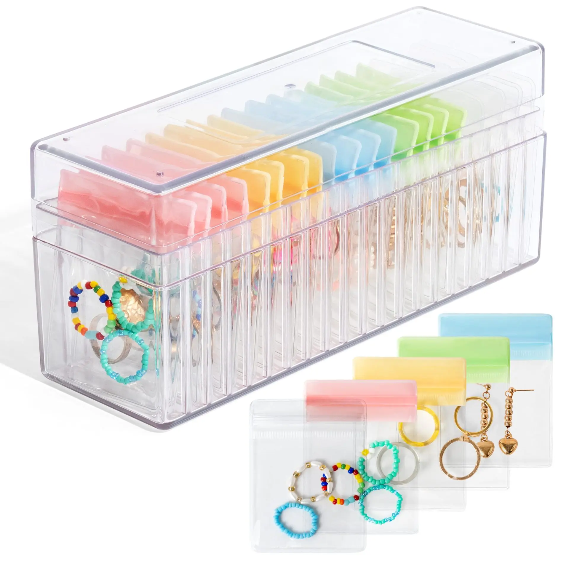 Jewelry Box Organizer With 20pcs Transparent Jewelry Storage Bag Antioxidation Waterproof Earring Rings Necklace Storage Pouches
Jewelry Box Organizer With 20pcs Transparent Jewelry Storage Bag Antioxidation Waterproof Earring Rings Necklace Storage Pouches
