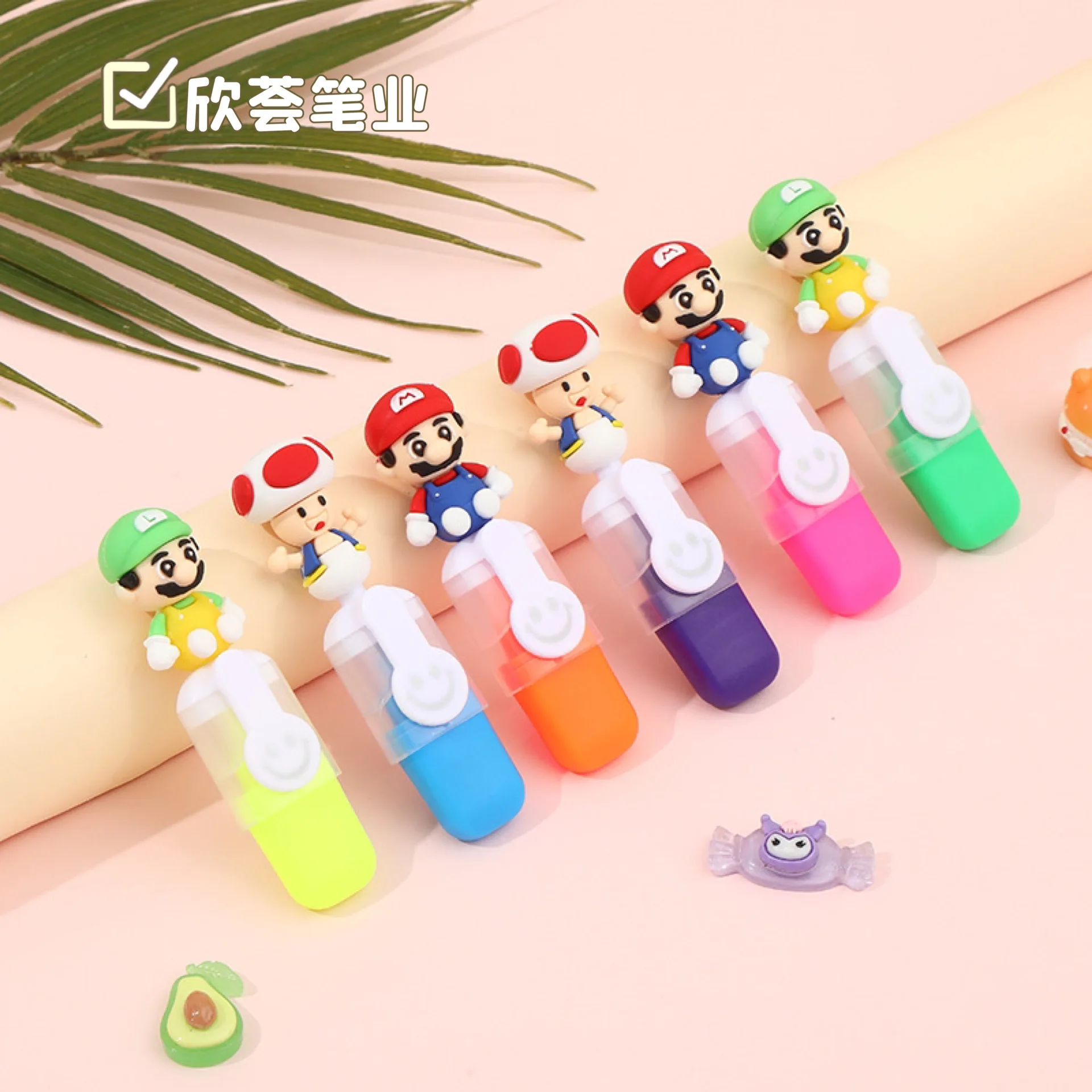 6/24pcs Super Mario pen highlighter set student reward graffiti watercolor note taking pen stationery study supplies gift
6/24pcs Super Mario pen highlighter set student reward graffiti watercolor note taking pen stationery study supplies gift