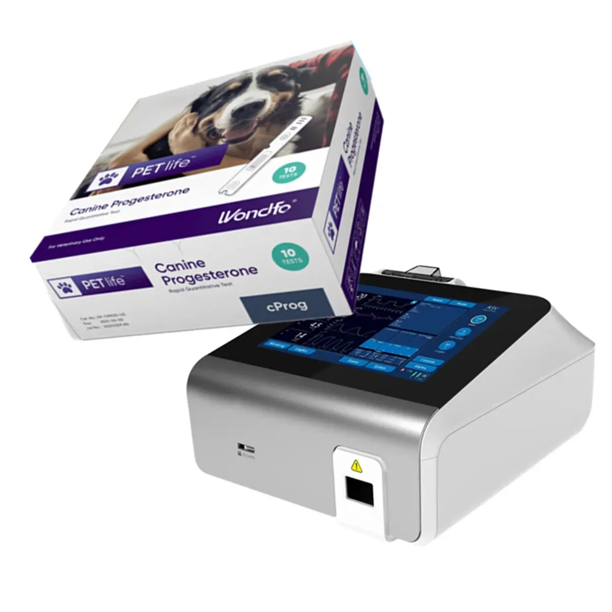 Wondfo PETlife Finecare Dogine Veterinary Vet Pet Dog Breeder для животных Progesterone Cprog FIA Testing Machine
Wondfo PETlife Finecare Dogine Veterinary Vet Pet Dog Breeder для животных Progesterone Cprog FIA Testing Machine