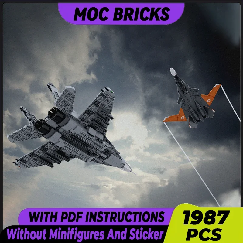 Military Aircraft Model Moc Building Bricks 1:35 X-02S Fighter Technology Modular Blocks Gifts Christmas Toys DIY Sets Assembly
Military Aircraft Model Moc Building Bricks 1:35 X-02S Fighter Technology Modular Blocks Gifts Christmas Toys DIY Sets Assembly