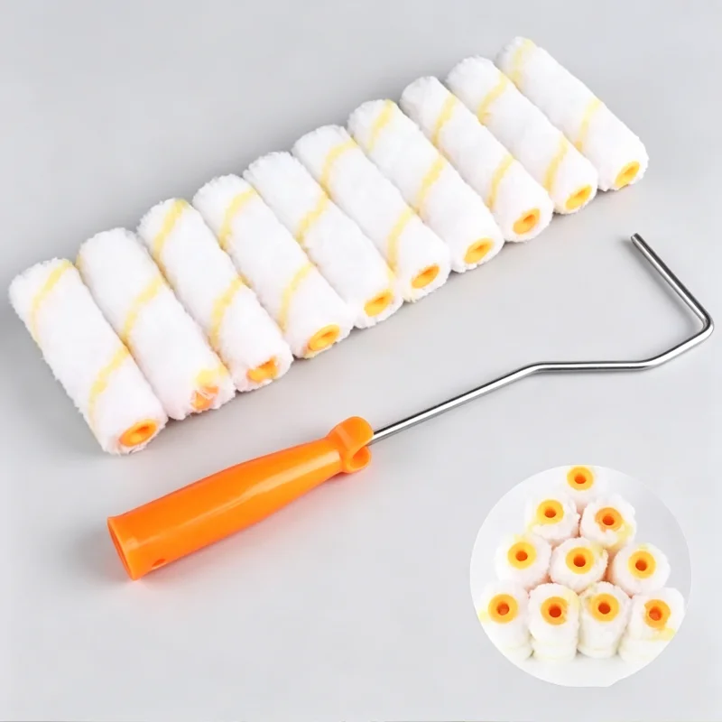 11pcs Paint Roller Kit Thumb Roller Core Professional-Looking Walls Small Roller Bracket For Hotel Restaurant Commercial New
11pcs Paint Roller Kit Thumb Roller Core Professional-Looking Walls Small Roller Bracket For Hotel Restaurant Commercial New