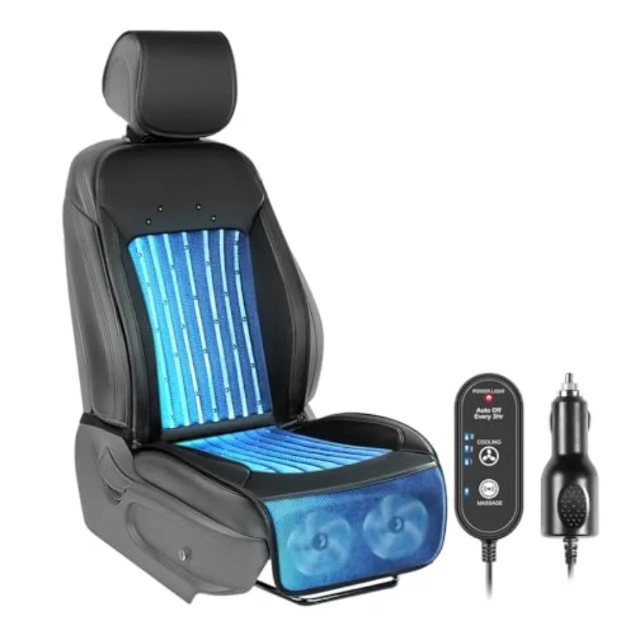 2026 Upgraded Cooling Car Seat Cover Front Seat 12V-24V Ventilated Cooling Car Seat Cushion Universal Fit for SUV Truck Midnigh
2026 Upgraded Cooling Car Seat Cover Front Seat 12V-24V Ventilated Cooling Car Seat Cushion Universal Fit for SUV Truck Midnigh
