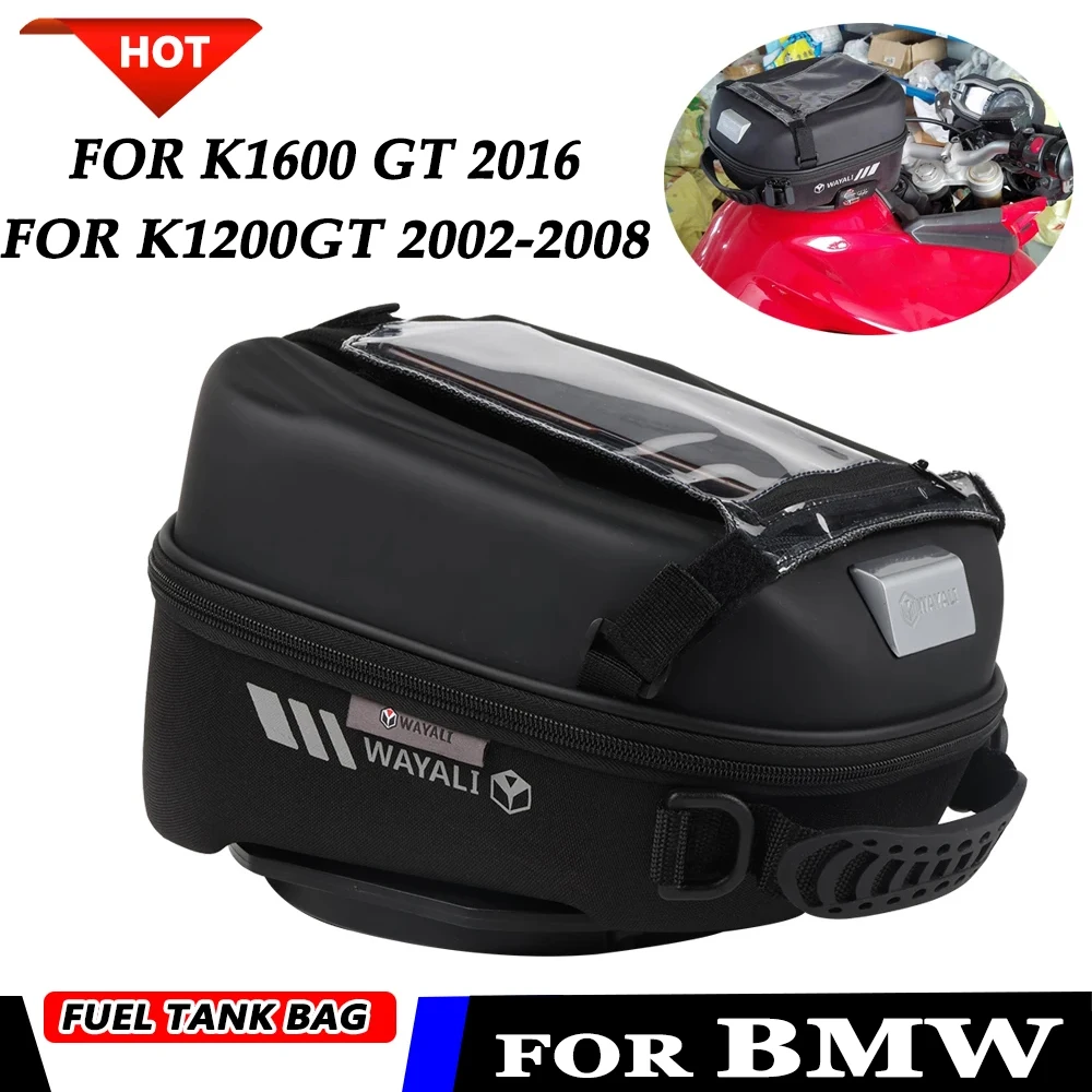 Motorcycle Fuel Tank Bag for BMW K1200GT K 1200 GT 2002-2008 K1600 GT 2016 Navigation Packag Storage Bag with Lnstall Adapter
Motorcycle Fuel Tank Bag for BMW K1200GT K 1200 GT 2002-2008 K1600 GT 2016 Navigation Packag Storage Bag with Lnstall Adapter