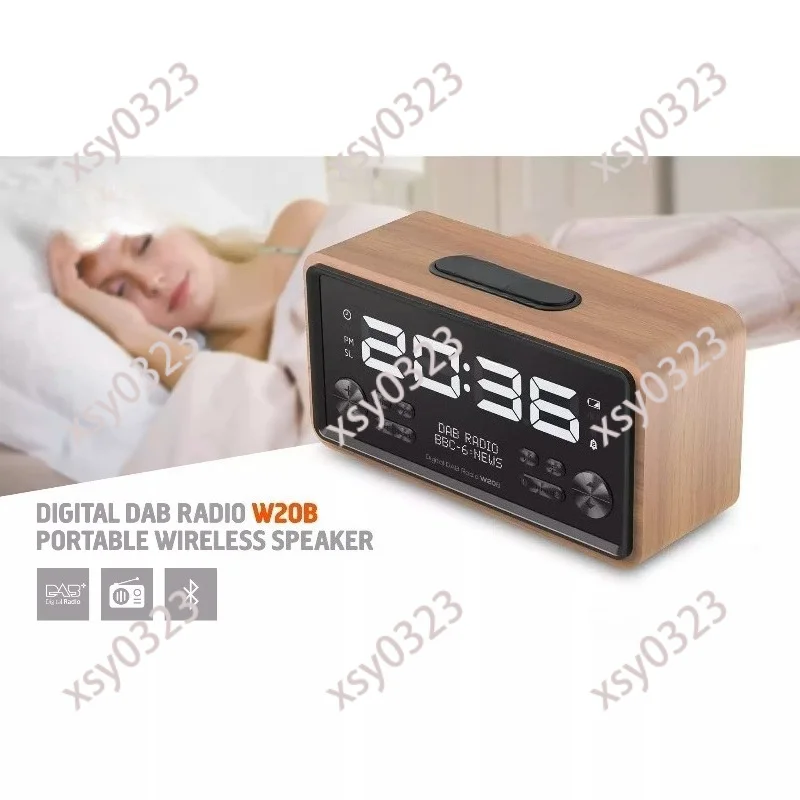 DAB+ FM Bluetooth 5.0 Speaker, Wireless Charging Alarm Clock Home Audio Player
DAB+ FM Bluetooth 5.0 Speaker, Wireless Charging Alarm Clock Home Audio Player