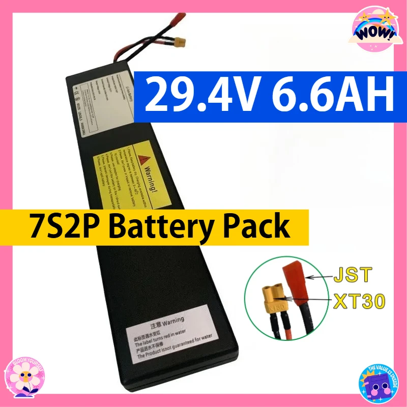 7S2P 25,2 В 6000 мАч 18650 литий-ионный аккумулятор для аккумулятора электрического скутера 29,4 В с BMS
7S2P 25,2 В 6000 мАч 18650 литий-ионный аккумулятор для аккумулятора электрического скутера 29,4 В с BMS