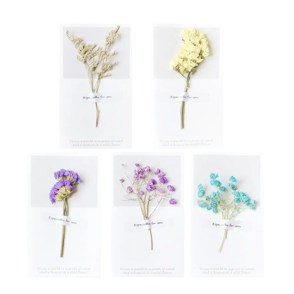 10Pcs Dried Flower Greeting Cards Purple Babysbreath Yellow Party Invitation Thank
10Pcs Dried Flower Greeting Cards Purple Babysbreath Yellow Party Invitation Thank