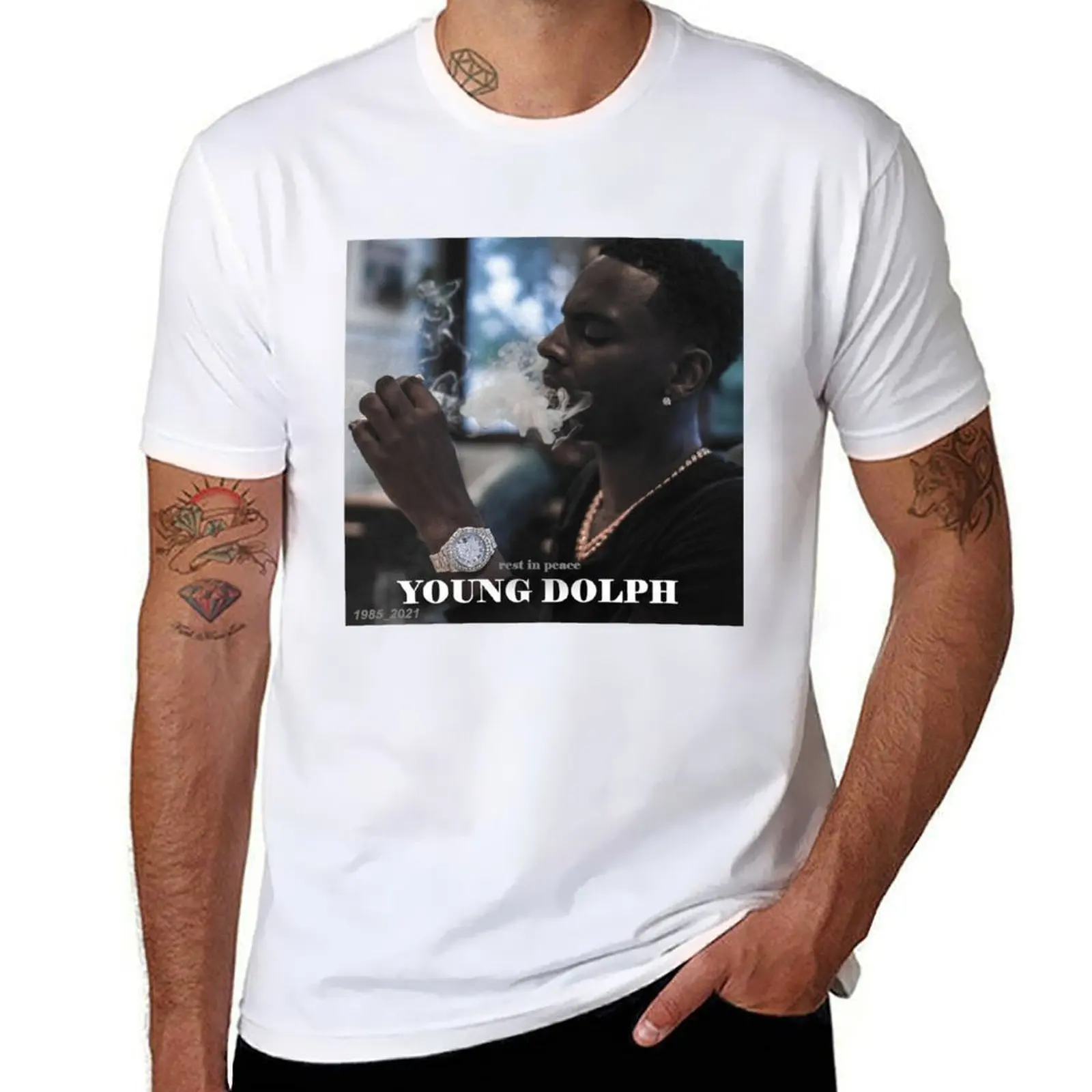 Young Dolph T-Shirt men t shirt cotton 100% t shirts for man cotton T-Shirt
Young Dolph T-Shirt men t shirt cotton 100% t shirts for man cotton T-Shirt