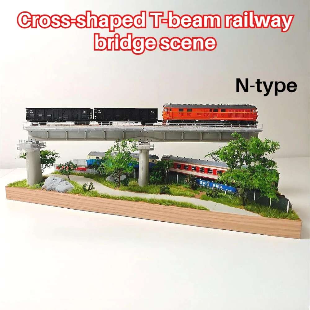 Масштабная модель поезда N-типа, перекрестная Т-образная связь, железнодорожный мост, сцена, поезд, дисплей, украшения для песочного стола, миниатюрная сцена
Масштабная модель поезда N-типа, перекрестная Т-образная связь, железнодорожный мост, сцена, поезд, дисплей, украшения для песочного стола, миниатюрная сцена