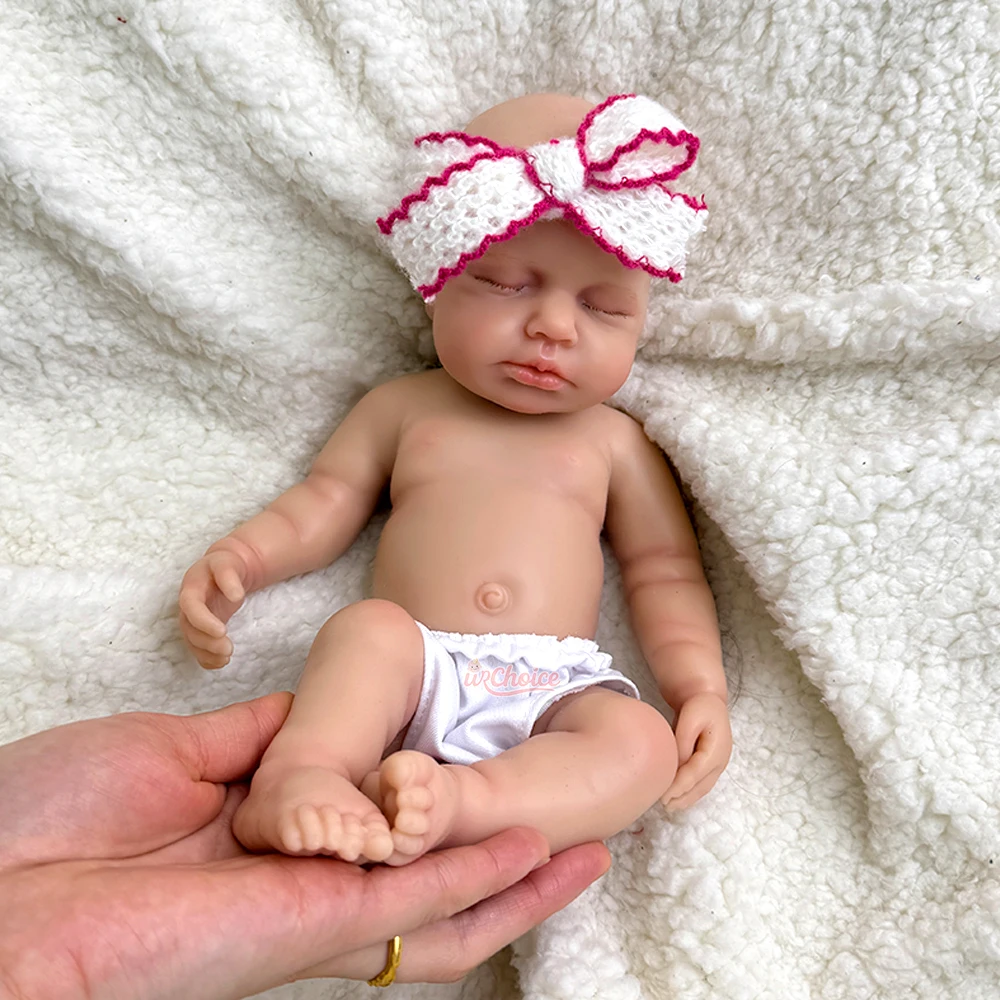 12inch Portable Tiny Doll Silicone Reborn Baby Boy & Girl Closed-eyes Sleeping Infants for Parent-child Interaction
12inch Portable Tiny Doll Silicone Reborn Baby Boy & Girl Closed-eyes Sleeping Infants for Parent-child Interaction