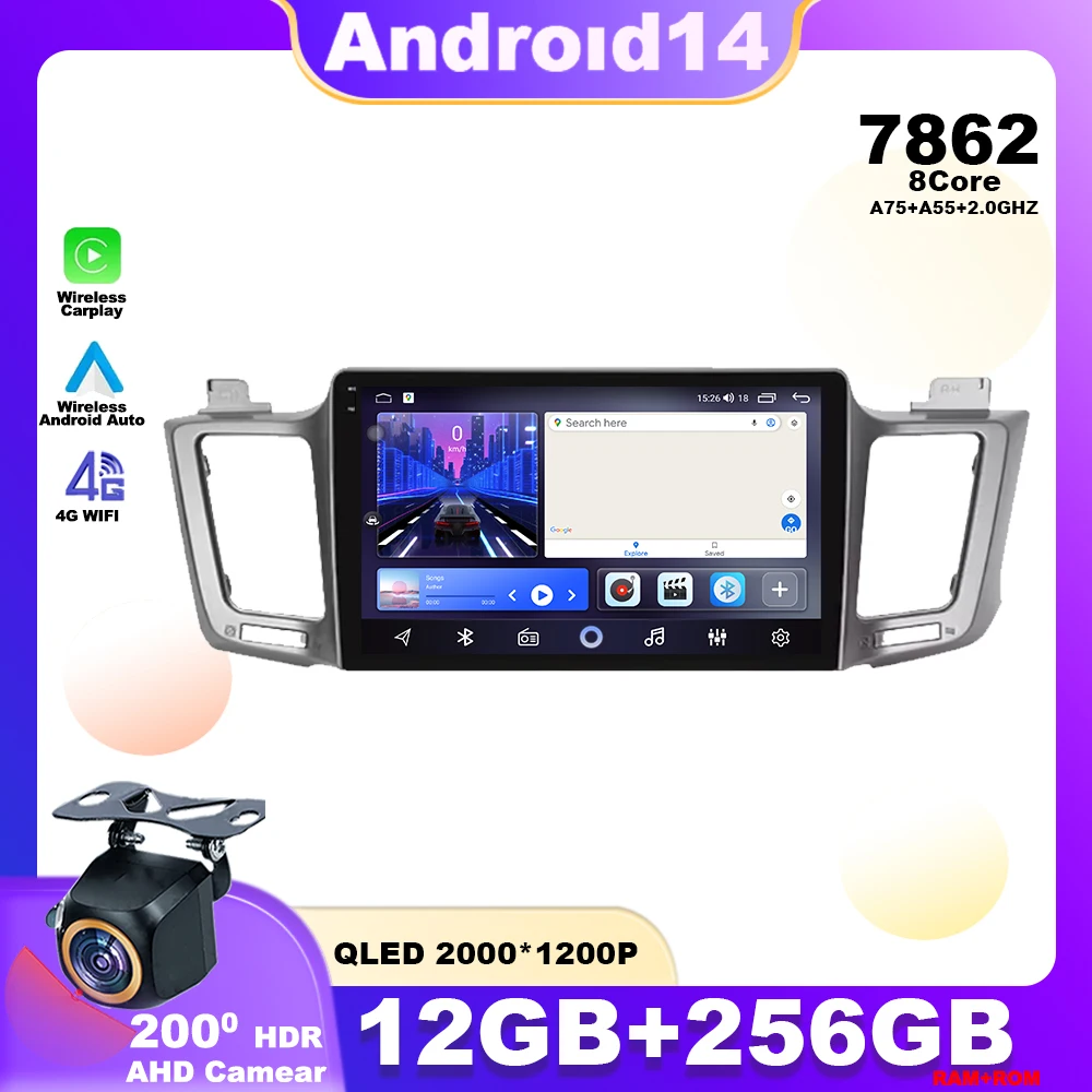Android 14 For Toyota RAV4 RAV 4 xa40 2012 - 2019 Car Radio Multimedia Player Stereo Navigation GPS 4G Wireless Carplay Auto DSP
Android 14 For Toyota RAV4 RAV 4 xa40 2012 - 2019 Car Radio Multimedia Player Stereo Navigation GPS 4G Wireless Carplay Auto DSP