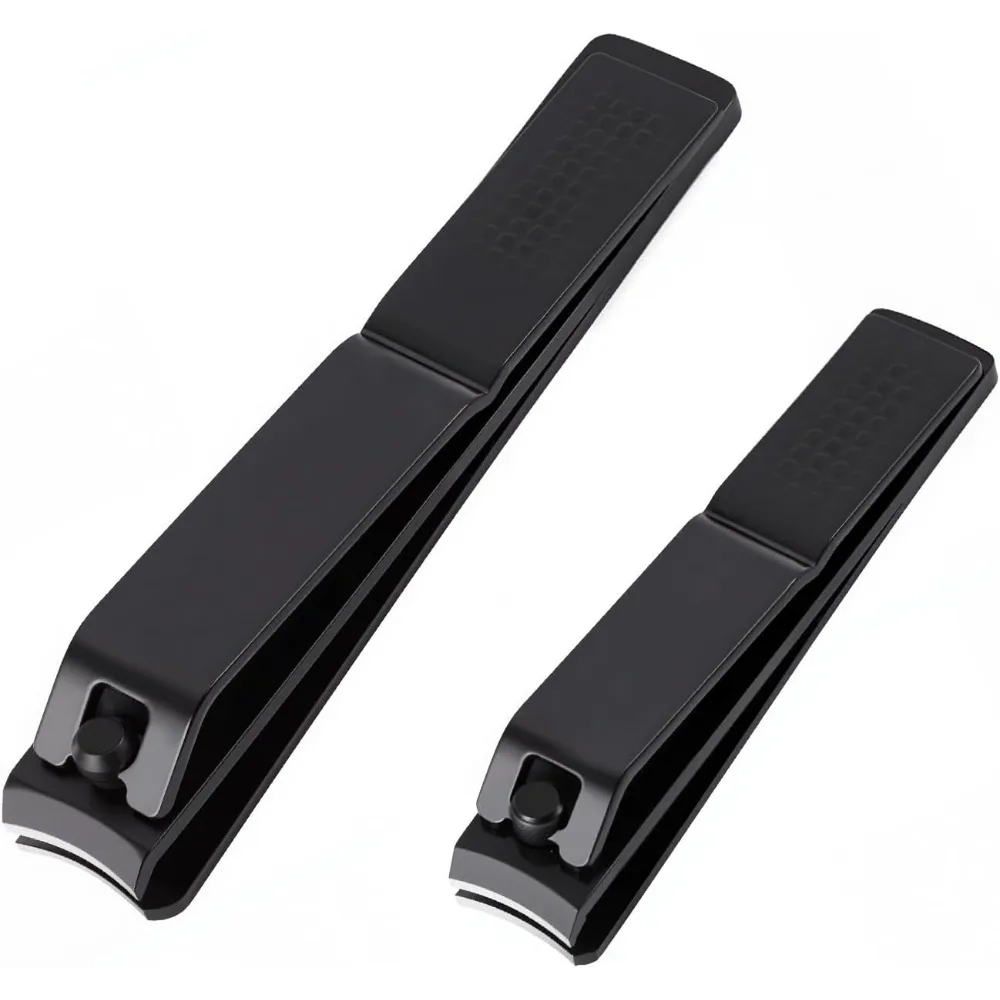 Professional Nail Clippers Set for Thick and Ingrown Nails with Ergonomic Comfort Grip, Sharp Stainless Steel Blades, Nail File, for Men Women and Seniors, Black
Professional Nail Clippers Set for Thick and Ingrown Nails with Ergonomic Comfort Grip, Sharp Stainless Steel Blades, Nail File, for Men Women and Seniors, Black