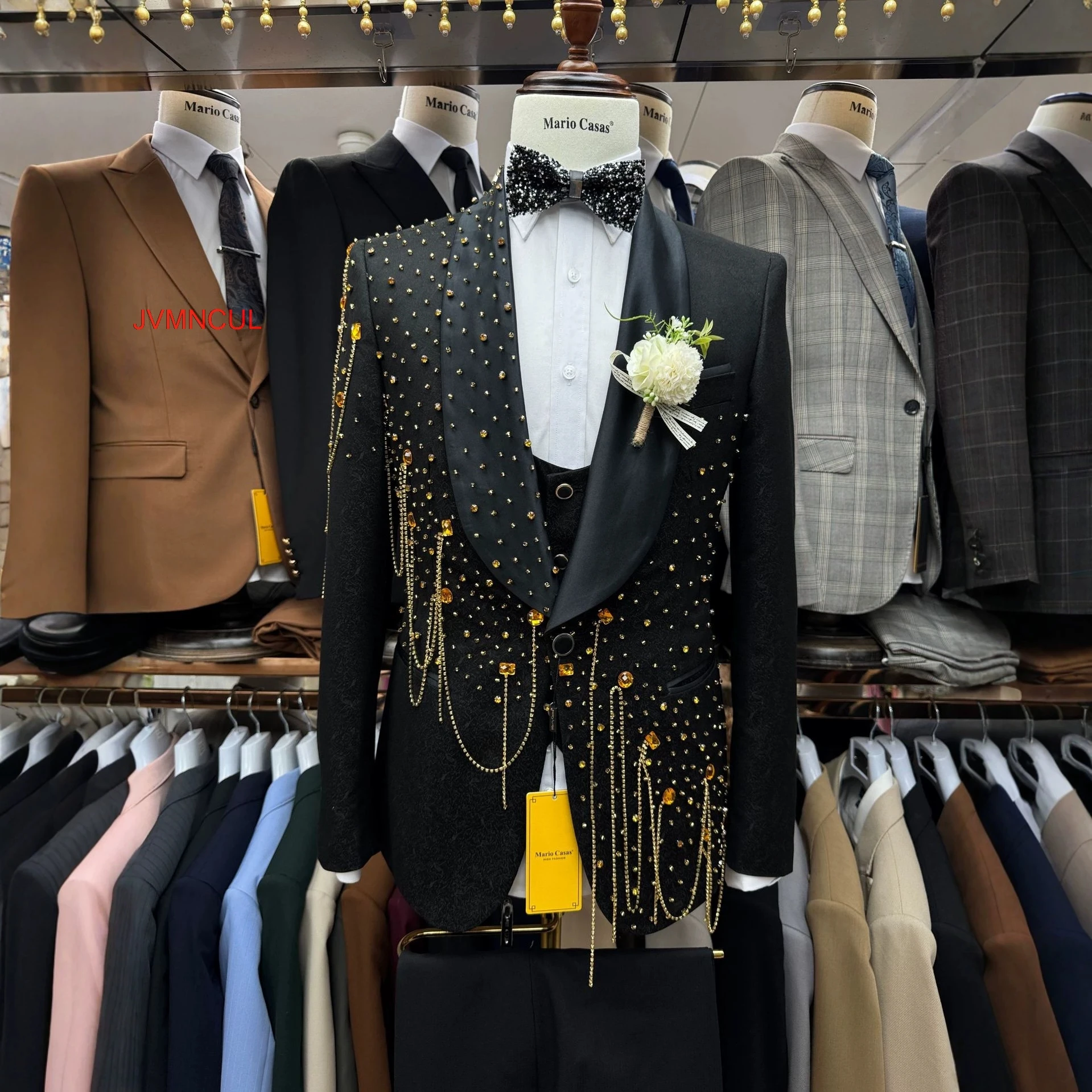 2026 Men's Handmade Wedding Party Suit Slim Fit Groom Formal Business Banquet Prom Blazer Pants Luxury Tuxedo Outfit for Men
2026 Men's Handmade Wedding Party Suit Slim Fit Groom Formal Business Banquet Prom Blazer Pants Luxury Tuxedo Outfit for Men