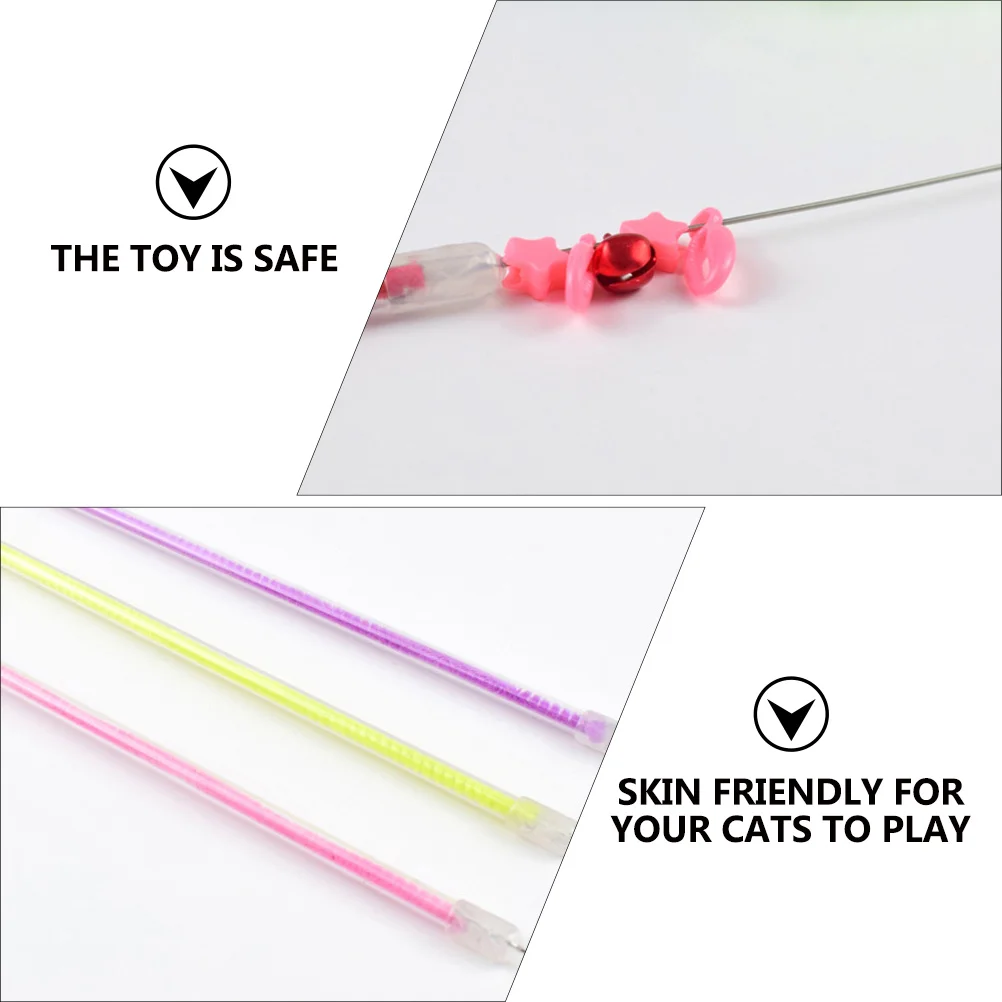 Teaser Stick Interactive Wand Skin-Friendly Cat Plaything Pet Supply Kitten Exercise Wand Flirting Stick
Teaser Stick Interactive Wand Skin-Friendly Cat Plaything Pet Supply Kitten Exercise Wand Flirting Stick