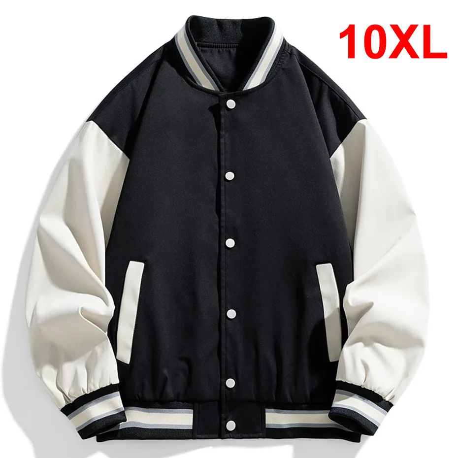 Мужская Черная бейсбольная куртка, модель 10XL, Бомбер, куртки, пальто, модная повседневная куртка в стиле пэчворк, мужская верхняя одежда большого размера 10XL
Мужская Черная бейсбольная куртка, модель 10XL, Бомбер, куртки, пальто, модная повседневная куртка в стиле пэчворк, мужская верхняя одежда большого размера 10XL