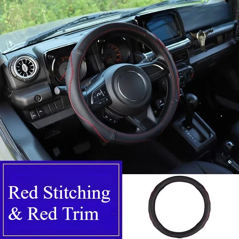 Для Suzuki Jimny JB64/JB74 2019-2025: Модифицированный универсальный кожаный чехол на руль, аксессуары для интерьера автомобиля
Для Suzuki Jimny JB64/JB74 2019-2025: Модифицированный универсальный кожаный чехол на руль, аксессуары для интерьера автомобиля