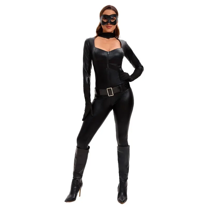 Woman Costume Sexy Cat Cosplay Costumes Set Women Black Halloween Carnival Holiday Stage Party Performance New Style Wearing
Woman Costume Sexy Cat Cosplay Costumes Set Women Black Halloween Carnival Holiday Stage Party Performance New Style Wearing