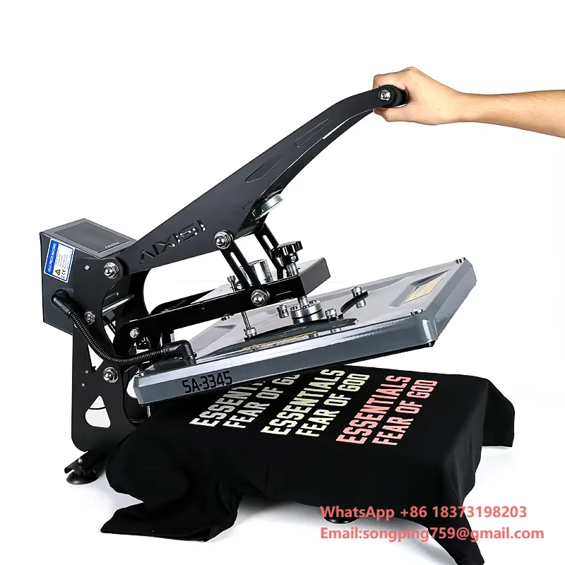 Полуавтоматическая машина для передачи тепла. Машина для переноса горячего тиснения. Высокая и эффективность для логотипа футболок и марки. Простота в эксплуатации.
Полуавтоматическая машина для передачи тепла. Машина для переноса горячего тиснения. Высокая и эффективность для логотипа футболок и марки. Простота в эксплуатации.