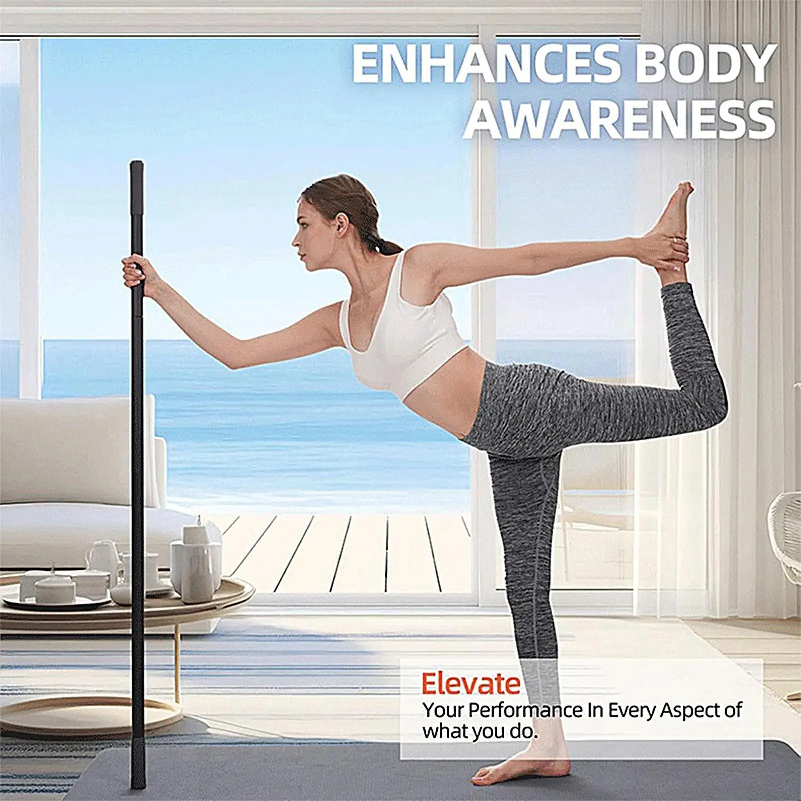 Растягивающаяся палочка, многофункциональная 5-футовая палочка для упражнений для йоги для реабилитации, тренировок, фитнеса, дома, мобильности, тренажерного зала, здоровья, баланса
Растягивающаяся палочка, многофункциональная 5-футовая палочка для упражнений для йоги для реабилитации, тренировок, фитнеса, дома, мобильности, тренажерного зала, здоровья, баланса