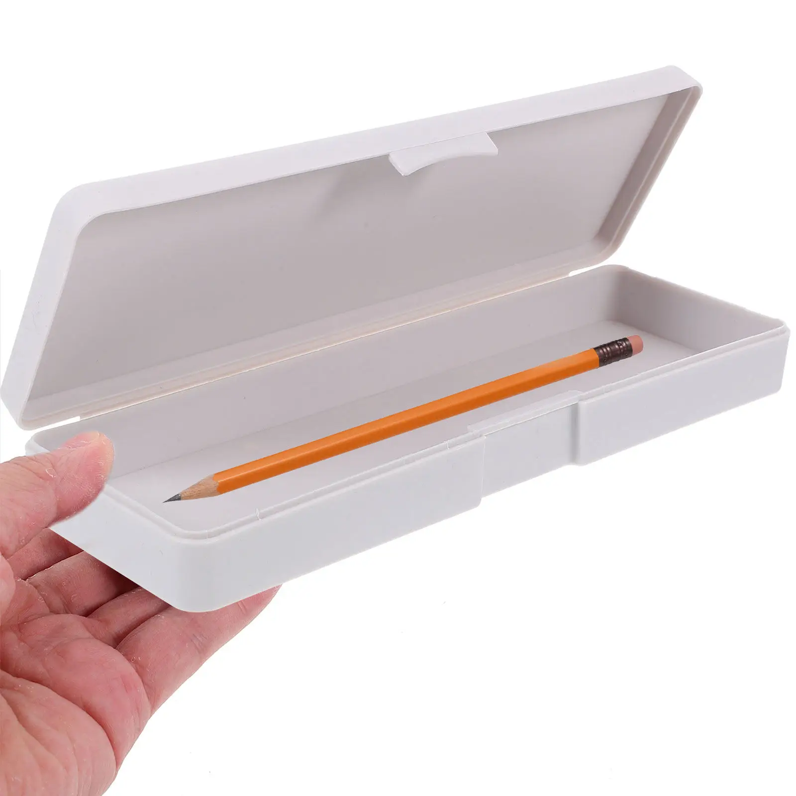 Пластиковый пенал на 4 карандаша, легкий органайзер для хранения канцелярских принадлежностей для школы и дома, портативный футляр для ручек, держатель для карандашей
Пластиковый пенал на 4 карандаша, легкий органайзер для хранения канцелярских принадлежностей для школы и дома, портативный футляр для ручек, держатель для карандашей
