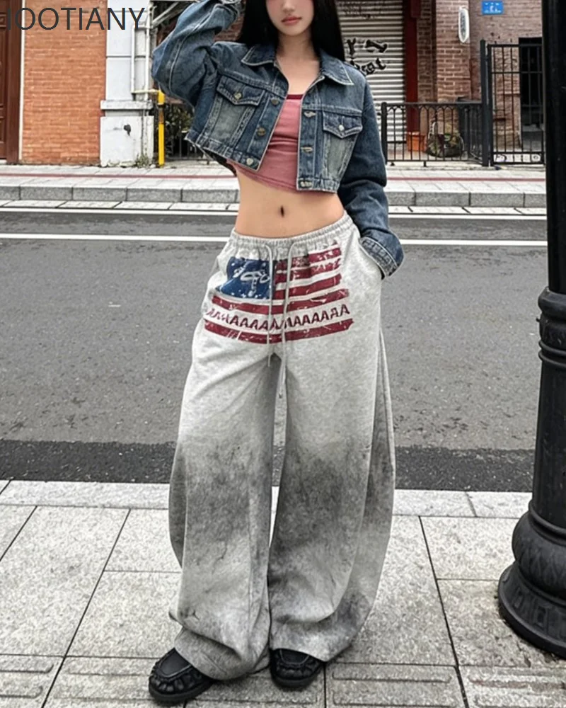 Y2k Baggy Pants Letter Print Streetwear Trousers American Sweatpant Korean Retro Sagging Drawstring Low Waist Sports Pant Unisex
Y2k Baggy Pants Letter Print Streetwear Trousers American Sweatpant Korean Retro Sagging Drawstring Low Waist Sports Pant Unisex