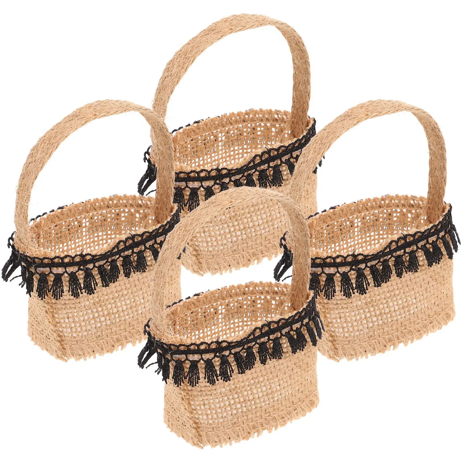 4 Pcs Wedding Linen Basket Baskert for Laundry Bag Flower Girl Baskets Weddings Baby Candy
4 Pcs Wedding Linen Basket Baskert for Laundry Bag Flower Girl Baskets Weddings Baby Candy