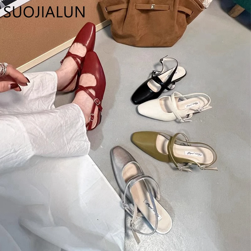 SUOJIALUN 2025 Spring New Women Sandal Fashion Round Toe Ladies Elegant Slingback Shoes Square Low Heel Outdoor Dress Pumps
SUOJIALUN 2025 Spring New Women Sandal Fashion Round Toe Ladies Elegant Slingback Shoes Square Low Heel Outdoor Dress Pumps