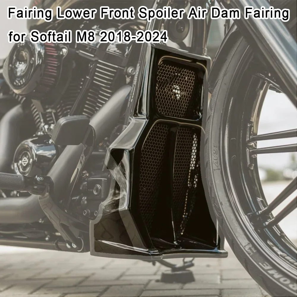 Motorcycle Fairing Lower Front Spoiler Air Dam Fairing for Softail M8 Breakout Fat Bob 2018-2024
Motorcycle Fairing Lower Front Spoiler Air Dam Fairing for Softail M8 Breakout Fat Bob 2018-2024