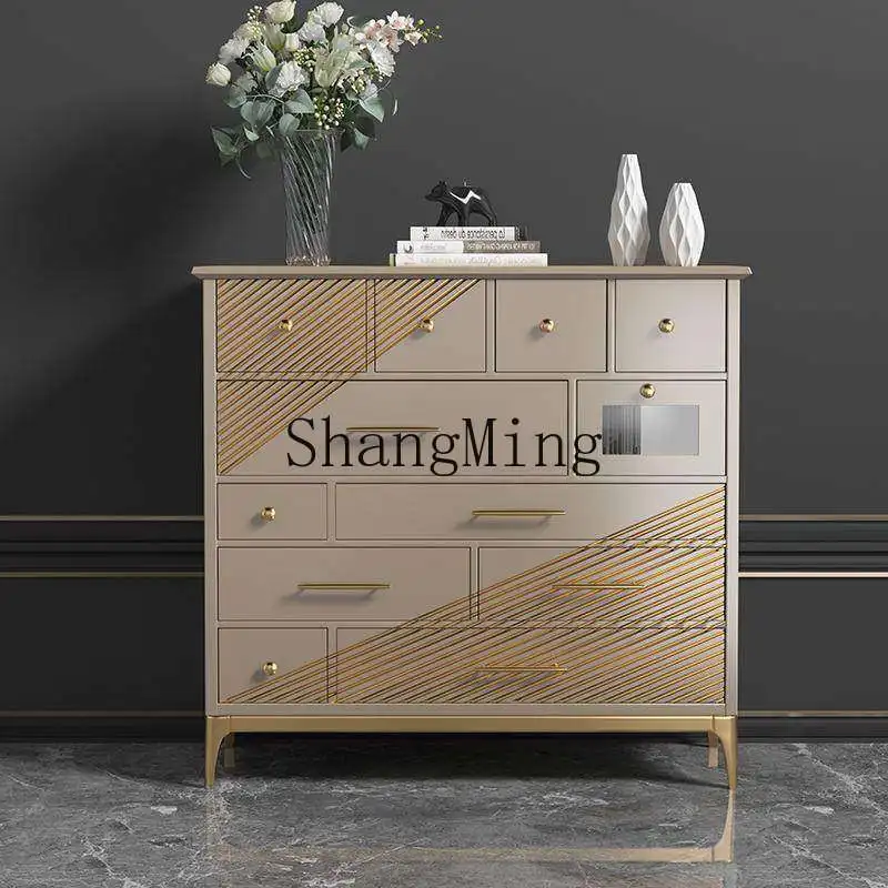 HJ light luxury solid wood six-chest cabinet bedroom modern simple living room storage large drawer TV cabinet
HJ light luxury solid wood six-chest cabinet bedroom modern simple living room storage large drawer TV cabinet