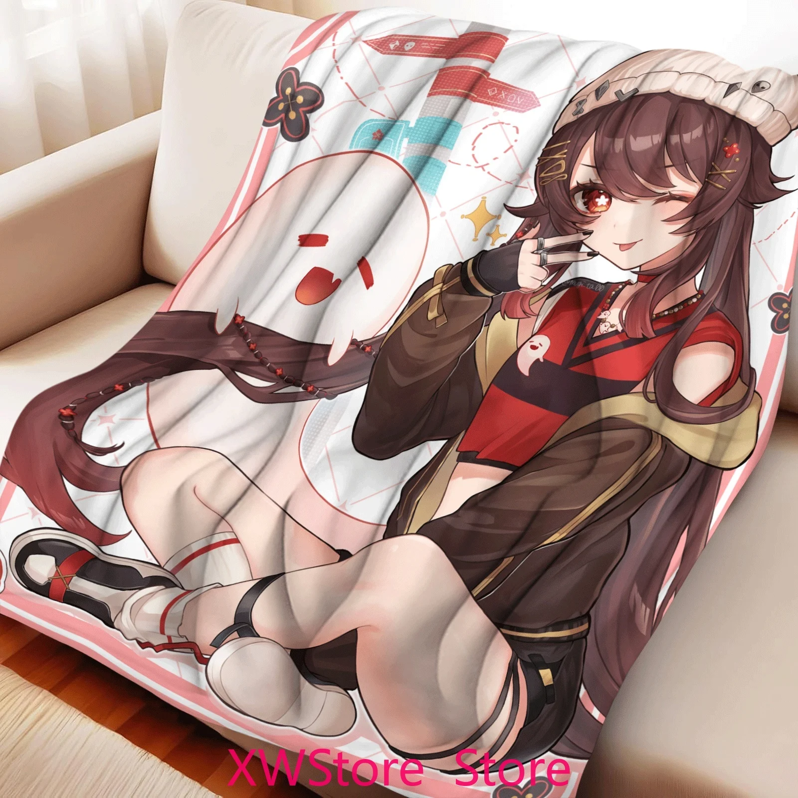 New 3D Print Anime Genshin Impact Hu Tao Wallpaper Flannel Blanket Sexy Game Characters Soft Plush Warm Sofa Bed Girls' Blanket
New 3D Print Anime Genshin Impact Hu Tao Wallpaper Flannel Blanket Sexy Game Characters Soft Plush Warm Sofa Bed Girls' Blanket