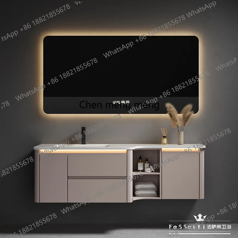 Integrated basin bathroom cabinet combination oak waterproof surface, toilet bathroom significant other
Integrated basin bathroom cabinet combination oak waterproof surface, toilet bathroom significant other