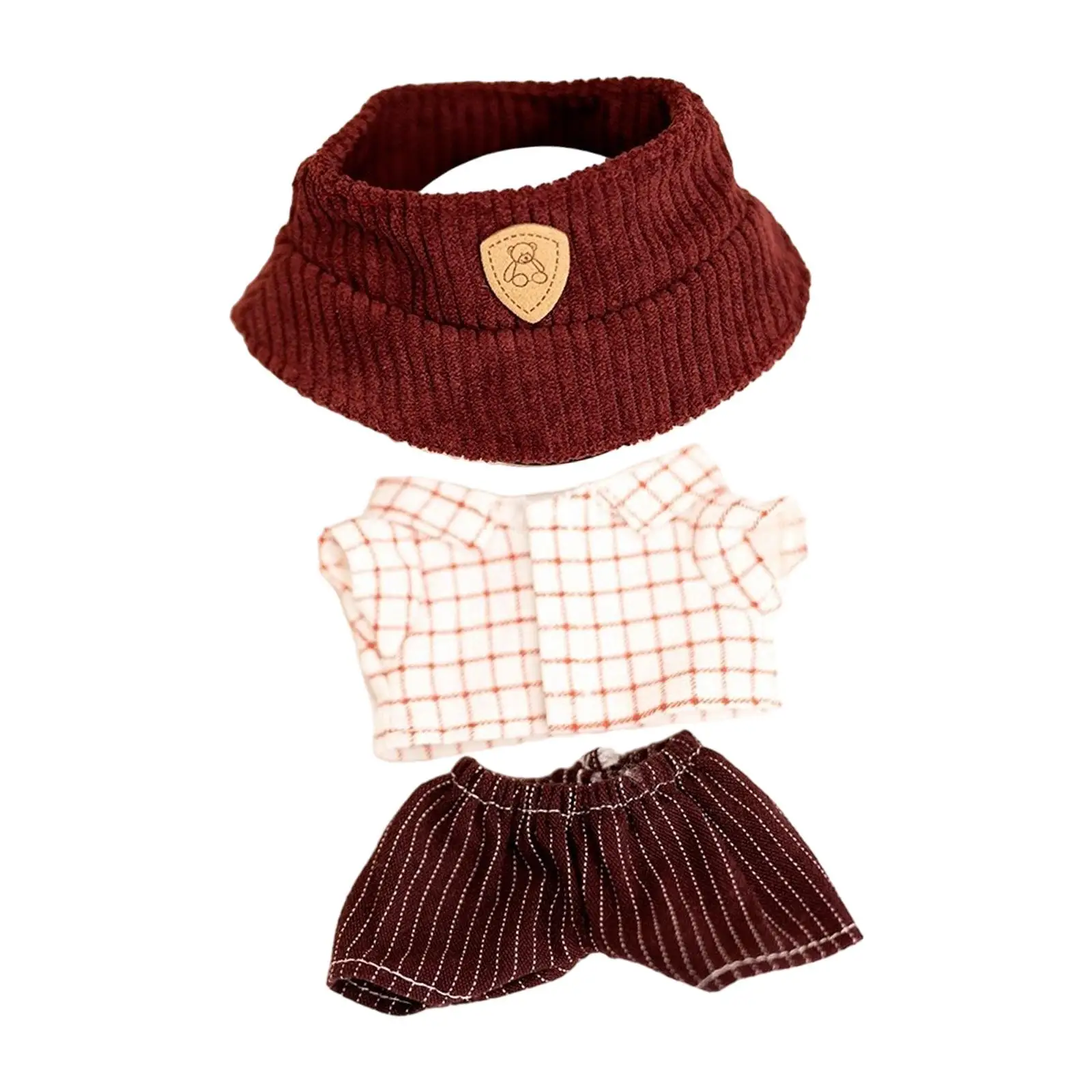 Многофункциональная одежда для плюшевых кукол: шапка, футболка, брюки, аксессуары для костюмов
Многофункциональная одежда для плюшевых кукол: шапка, футболка, брюки, аксессуары для костюмов