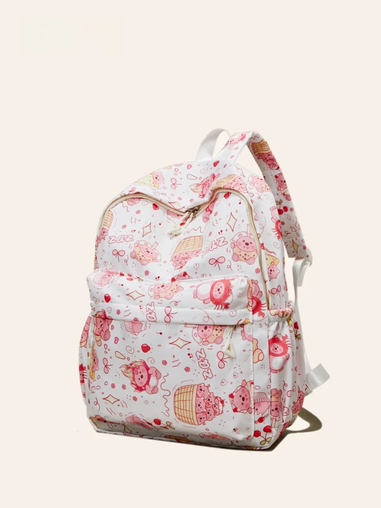 Cute Sweet Large Capaci Bapa Women's Print School Bag Dual oulder Strap Cartoon Design Nylon Material Zipper Closure
Cute Sweet Large Capaci Bapa Women's Print School Bag Dual oulder Strap Cartoon Design Nylon Material Zipper Closure