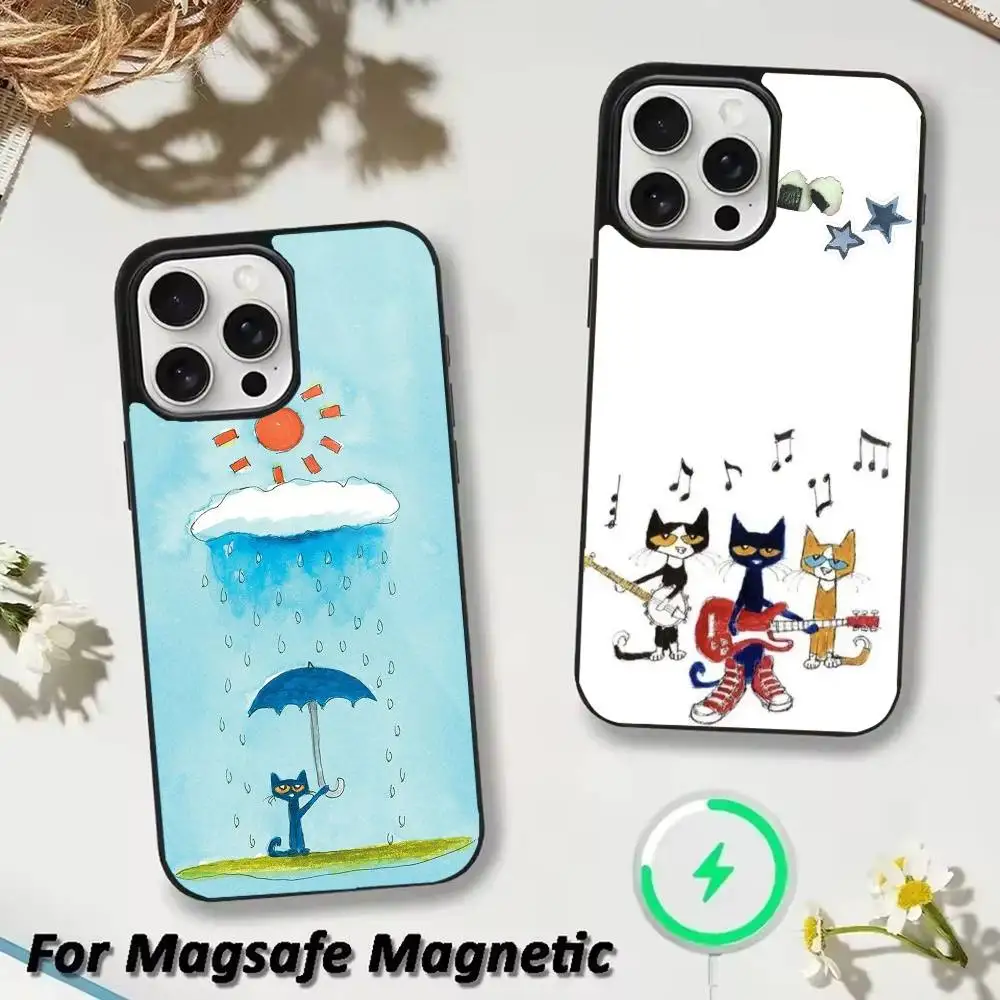 Cute p-Pete cat Phone Case For iPhone 17 16 15 14 13 12 Pro Max Plus for Magsafe Mirror Wireless Magnetic Cover
Cute p-Pete cat Phone Case For iPhone 17 16 15 14 13 12 Pro Max Plus for Magsafe Mirror Wireless Magnetic Cover