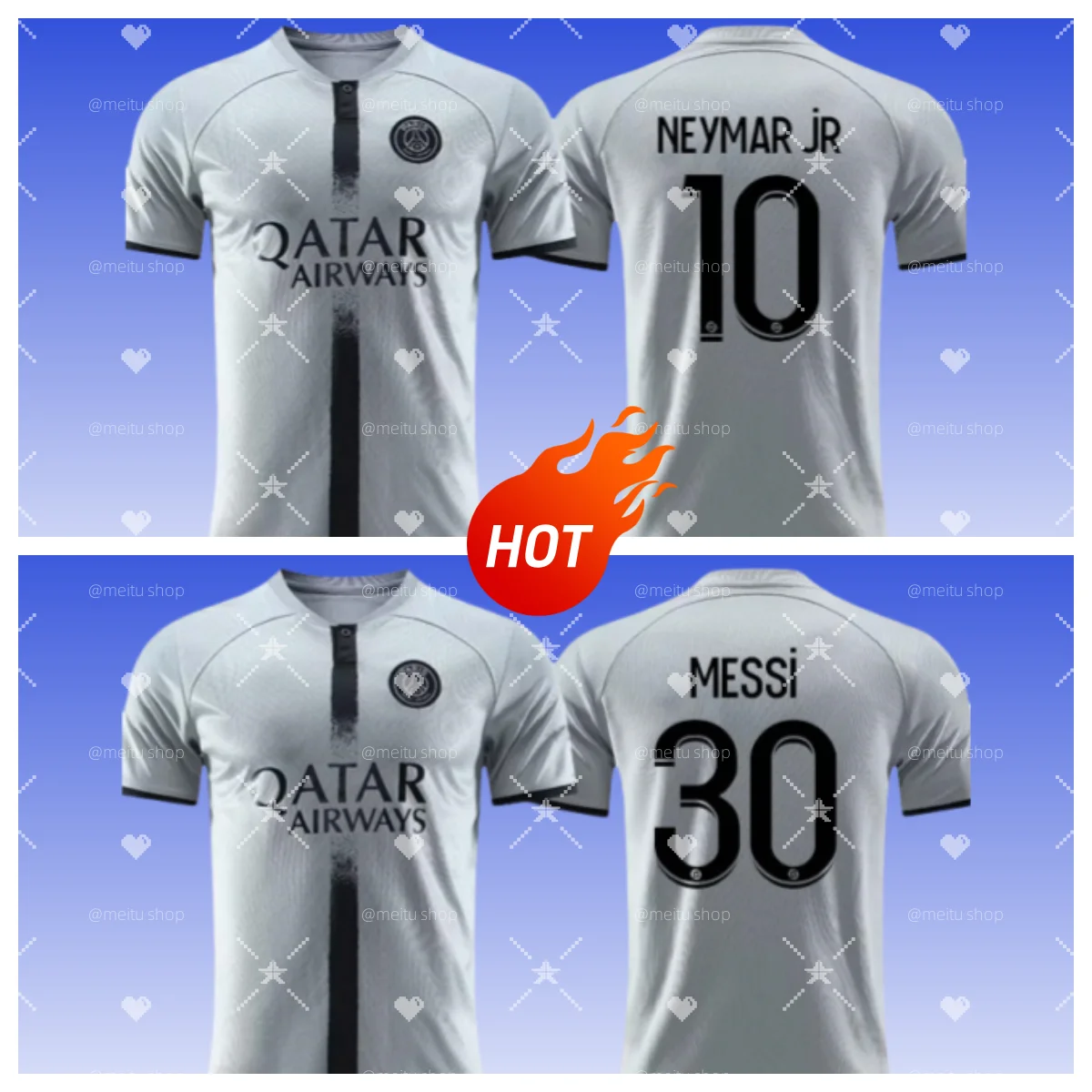 2025 Summer Paris Jersey Away No. 10 Adult Men's and Women's Jerseys Short-sleeved Children's Parent-child Training Clothes
2025 Summer Paris Jersey Away No. 10 Adult Men's and Women's Jerseys Short-sleeved Children's Parent-child Training Clothes