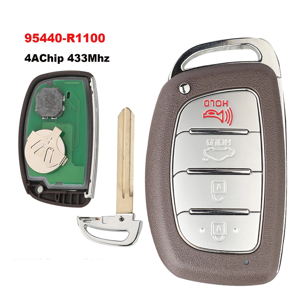 jingyuqin New 95440-R1100 Car Remote Control Key For Hyundai HB20 2020 2021 2022 4A Chip 433MHz Proximity Smart
jingyuqin New 95440-R1100 Car Remote Control Key For Hyundai HB20 2020 2021 2022 4A Chip 433MHz Proximity Smart